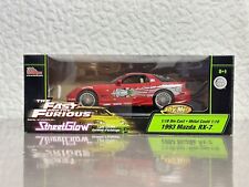 ERTL Dom’s 1993 Mazda RX-7 StreetGlow The Fast and The Furious 1:18 Scale Diecas