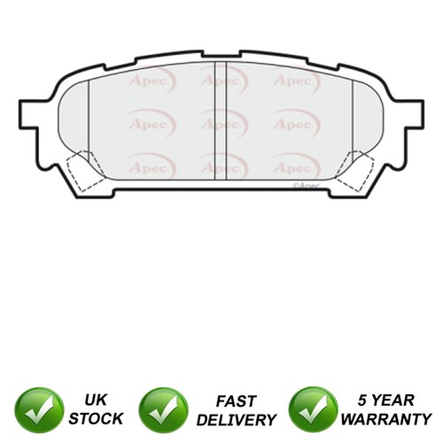 Brake pads set rear sjr - set,