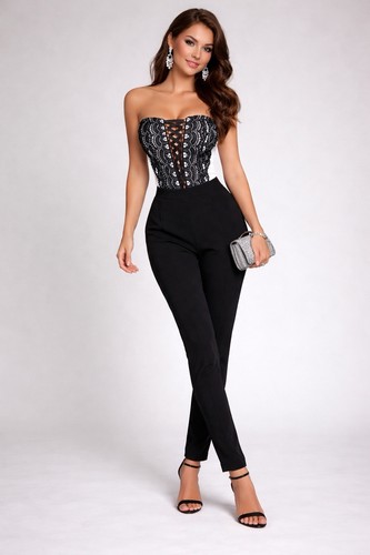Lipsy jumpsuit black - lipsy, 10