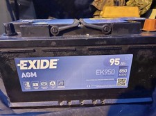 019 AGM Car Battery Exide