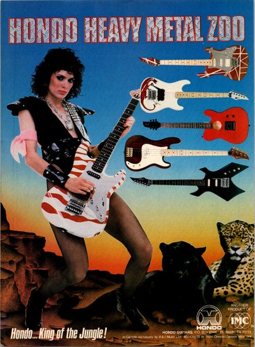 1986 hondo guitars heavy - •,