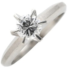 Ring ring Pt850 diamond