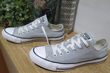 Women's Grey Converse Low Top Shoes / Trainers Size UK 5.5