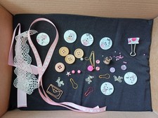 Bundle of Baby Girl Buttons Beads Bits and Bob's Craft Project ?