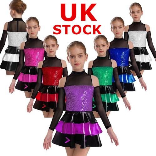 Kids girls leotard - leotard, shiny