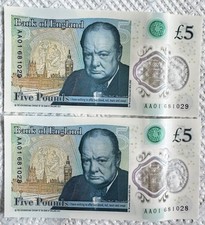 AA01 - £5 Five Pound Polymer