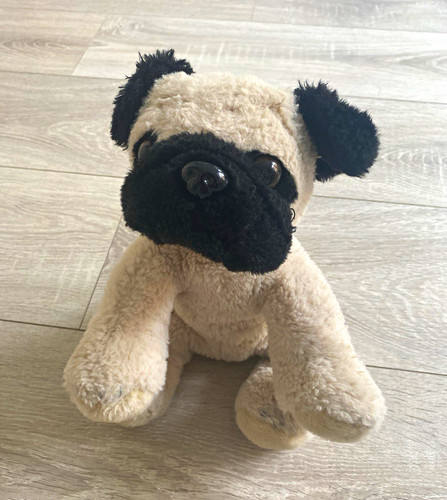 Pug dog soft toy - dog,