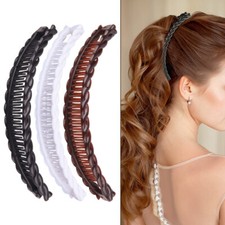 3X Large Banana Hair Clip Tort