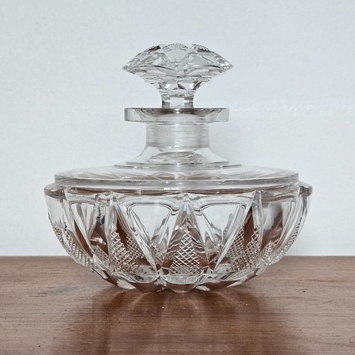 Large antique cut crystal - cut,