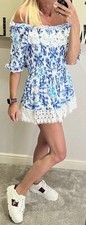 Ladies Antica Sartoria Summer Mini Dress Size 8 To 12