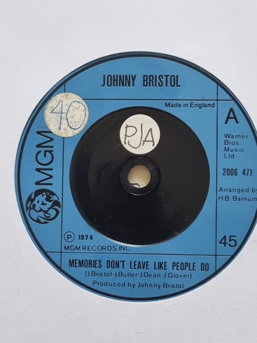 Johnny bristol memories dont - johnny,
