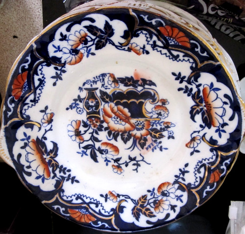 Antique masons ironstone imari - ironstone,