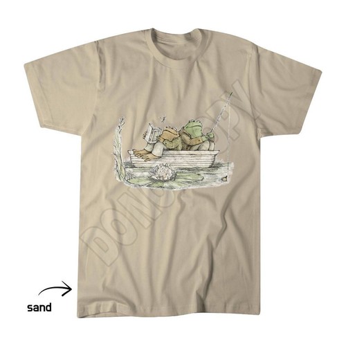 Frog and toad fishing - and, t-shirt
