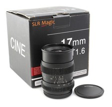 Boxed SLR Magic 17mm T1.6 Cine Lens - Micro Four Thirds - Excellent condition