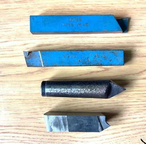 Old carbide lathe turning - old,