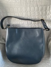 Whistles Leather Tote Bag Navy NWOT