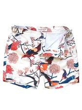 Boys Orlebar Brown Russell Swim Shorts Graphic Print Mesh Brief Age 8 Child’s 