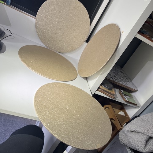 Gold placemats pack - 4,