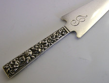 AMERICAN S KIRK STERLING SILVER ARROW LETTER OPENER c1900 DESK ANTIQUE