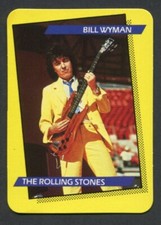 BILL WYMAN - 1985 AGI Rock Star Concert Cards - The Rolling Stones