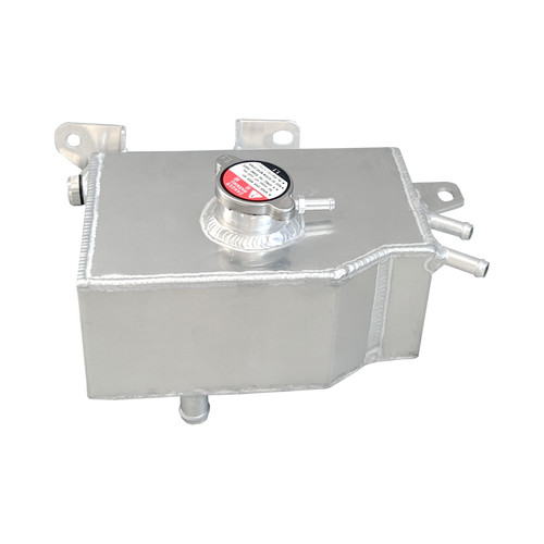 Aluminum coolant overflow - coolant, tank