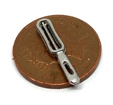 Dolls House Potato Peeler Silver Metal Vegetable Accessory 1:12 Scale tumdee