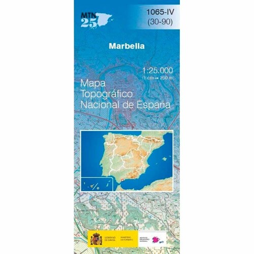 Spain map 1065 - -iv, (1065-4)