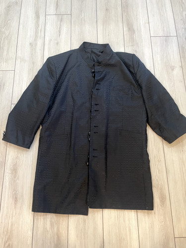 Nehru long coat blazer 48r - long,