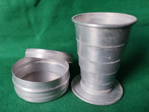 Vintage aluminum collapsible - aluminum,