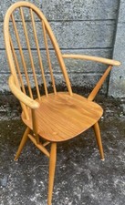 SUPERB RETRO ERCOL  QUAKER ARMCHAIR, CLEAN  CONDITION, 4 AVAILABLE