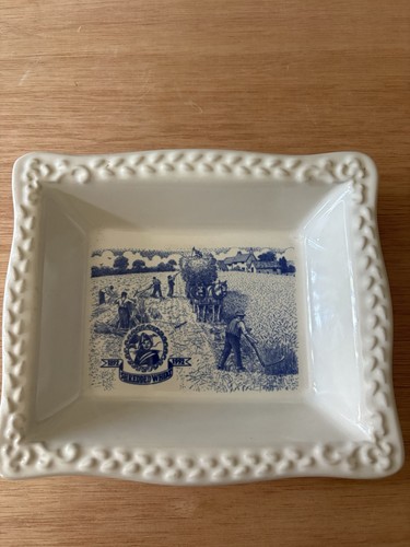Vintage ceramic dish featuring - ceramic, dish.featuring