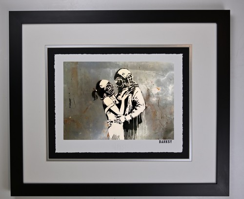 Think tank banksy framed - tank",