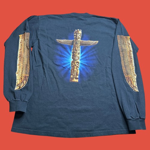 Vtg native totem pole - native, shirt