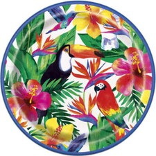 Toucan & Parrot Party Plates