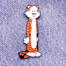 Cat Pin Badge Calvin and