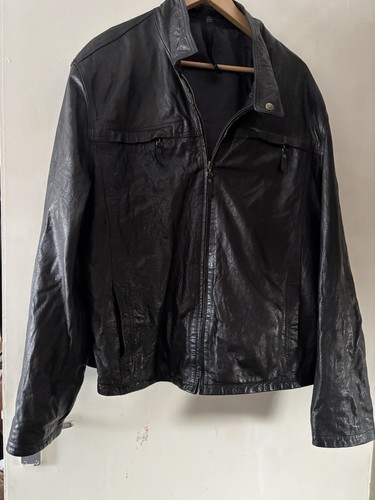 Men leather jacket xxl - men's,
