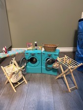 Our Generation Laundry Set Tumble Spin with Dryer and Washing Machine