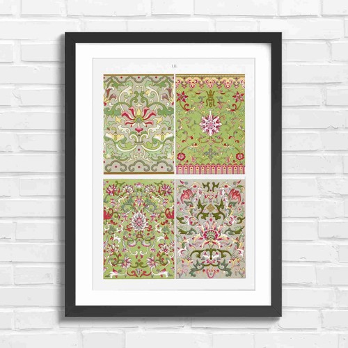 Chinese floral ornament art - chinese,