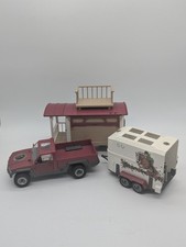 Schleich Horse Box Trailer, Car Pickup Truck And Caravan