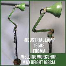 Vintage Industrial Standing lamp. Machinist’s. Mid-century. 1950’s
