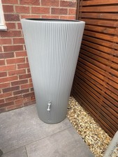 GARANTIA Linus 2In1 Water Tank 220 Litres, Zink Grey (inc tap)