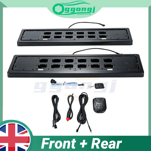 Waterproof car number - 2x,