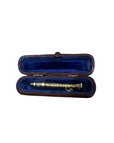 Antique 18ct gold propelling - 18ct,