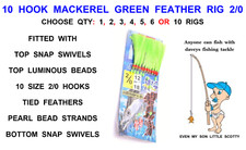 New hook mackerel green - new,