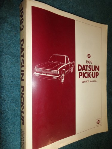 1983 datsun pickup shop - shop, manual