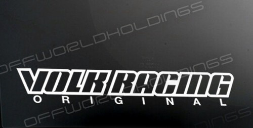 Volk racing original sticker - racing,