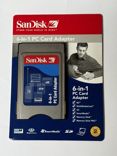 Sandisk pcmcia pc - 6-in-1,