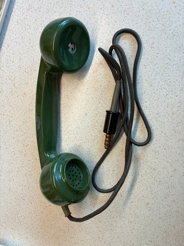 Vintage telephone handsets - telephone,