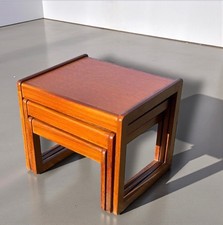 Mid Century Teak Nest of