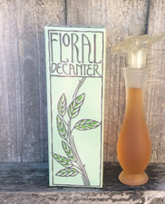 Vintage Avon Timeless Eau De Toilette  50ml Floral Decanter